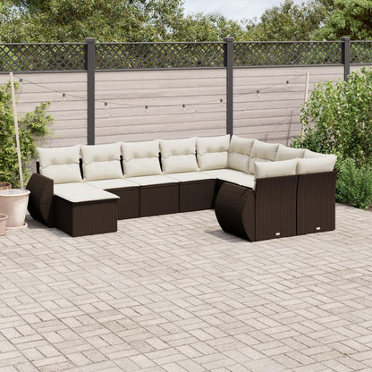 Sofasæt Til Haven 10 Dele Med Hynder Polyrattan - Variant 3254200
