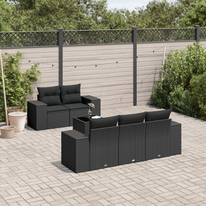Sofasæt Til Haven 6 Dele Med Hynder Polyrattan - Variant 3254632