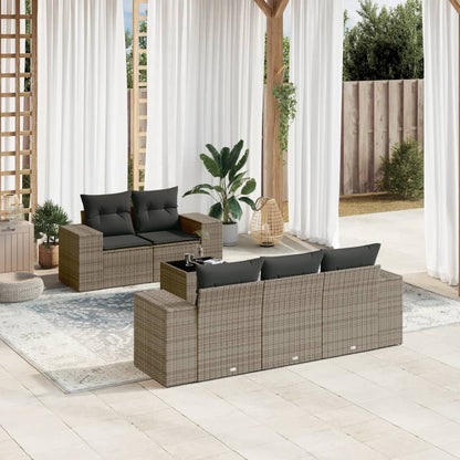 Sofasæt Til Haven 6 Dele Med Hynder Polyrattan - Variant 3254637