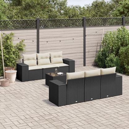Sofasæt Til Haven 7 Dele Med Hynder Polyrattan - Variant 3254643