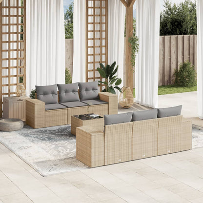 Sofasæt Til Haven 7 Dele Med Hynder Polyrattan - Variant 3254646