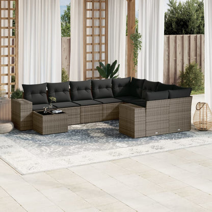 Sofasæt Til Haven 10 Dele Med Hynder Polyrattan - Variant 3255397