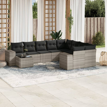 Sofasæt Til Haven 10 Dele Med Hynder Polyrattan - Variant 3255399