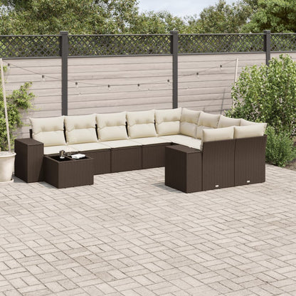 Sofasæt Til Haven 10 Dele Med Hynder Polyrattan - Variant 3255400