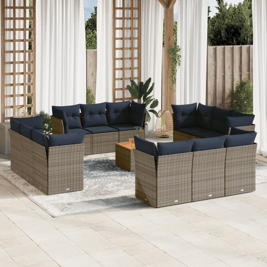Sofasæt Til Haven 13 Dele Med Hynder Polyrattan