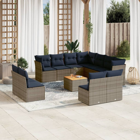 Sofasæt Til Haven 12 Dele Med Hynder Polyrattan