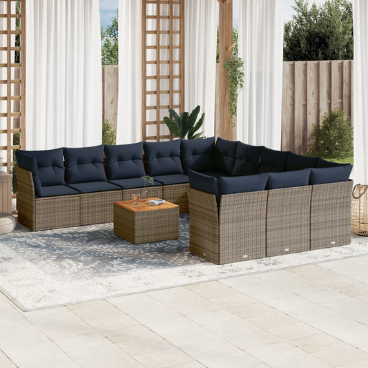 Sofasæt Til Haven 12 Dele Med Hynder Polyrattan