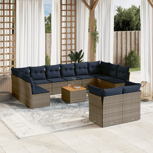Sofasæt Til Haven 13 Dele Med Hynder Polyrattan