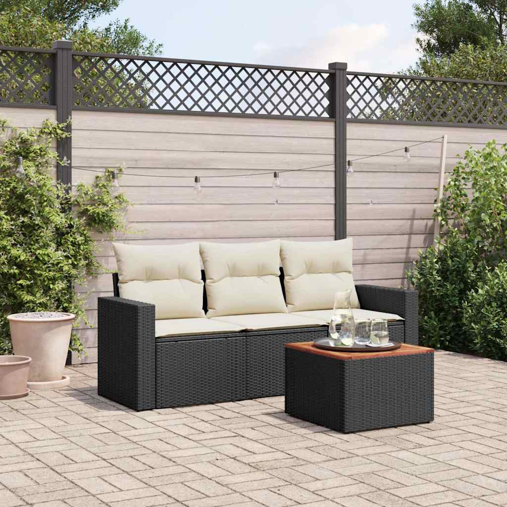 Sofasæt Til Haven 4 Dele Med Hynder Polyrattan - Variant 3256322