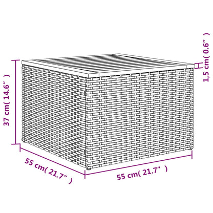 Sofasæt Til Haven 4 Dele Med Hynder Polyrattan - Billede 14