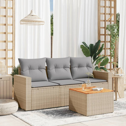 Sofasæt Til Haven 4 Dele Med Hynder Polyrattan - Variant 3256325