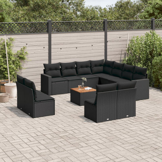 Sofasæt Til Haven 12 Dele Med Hynder Polyrattan