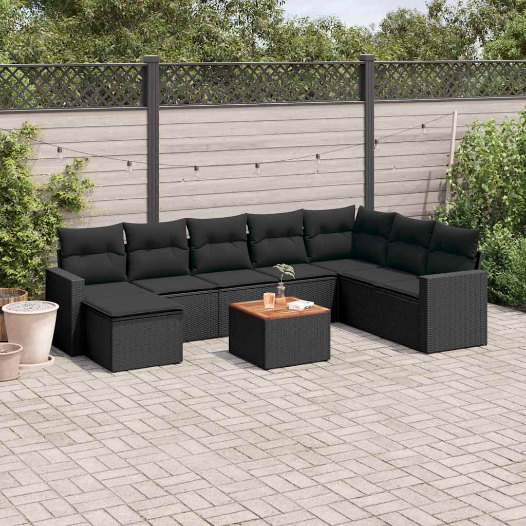 Sofasæt Til Haven 9 Dele Med Hynder Polyrattan - Variant 3257028