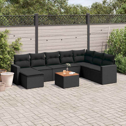 Sofasæt Til Haven 9 Dele Med Hynder Polyrattan - Variant 3257028
