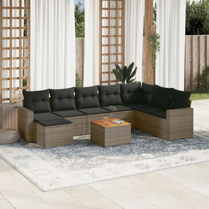 Sofasæt Til Haven 9 Dele Med Hynder Polyrattan - Variant 3257033