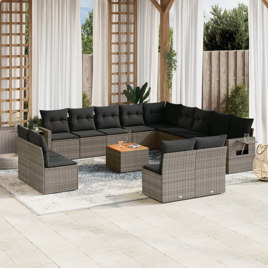 Sofasæt Til Haven 14 Dele Med Hynder Polyrattan