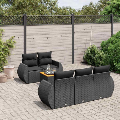 Sofasæt Til Haven 6 Dele Med Hynder Polyrattan - Variant 3257217
