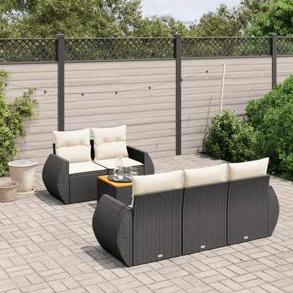 Sofasæt Til Haven 6 Dele Med Hynder Polyrattan - Variant 3257218