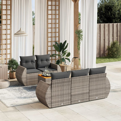 Sofasæt Til Haven 6 Dele Med Hynder Polyrattan - Variant 3257222
