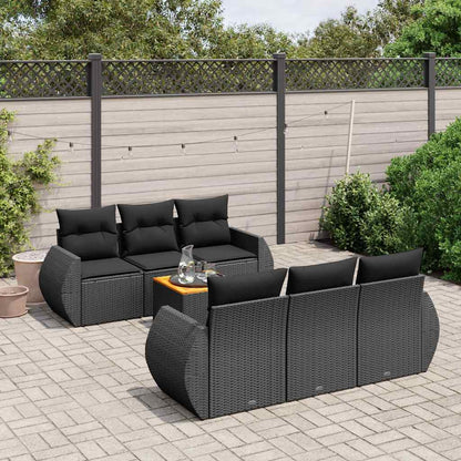 Sofasæt Til Haven 7 Dele Med Hynder Polyrattan - Variant 3257224