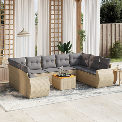 Sofasæt Til Haven 10 Dele Med Hynder Polyrattan - Variant 3257480