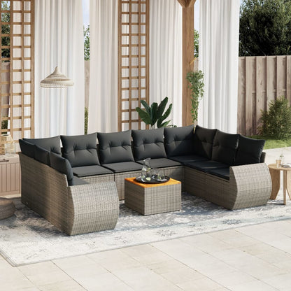 Sofasæt Til Haven 10 Dele Med Hynder Polyrattan - Variant 3257481