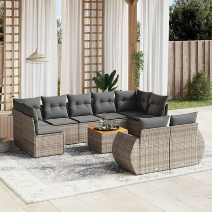 Sofasæt Til Haven 10 Dele Med Hynder Polyrattan - Variant 3257488
