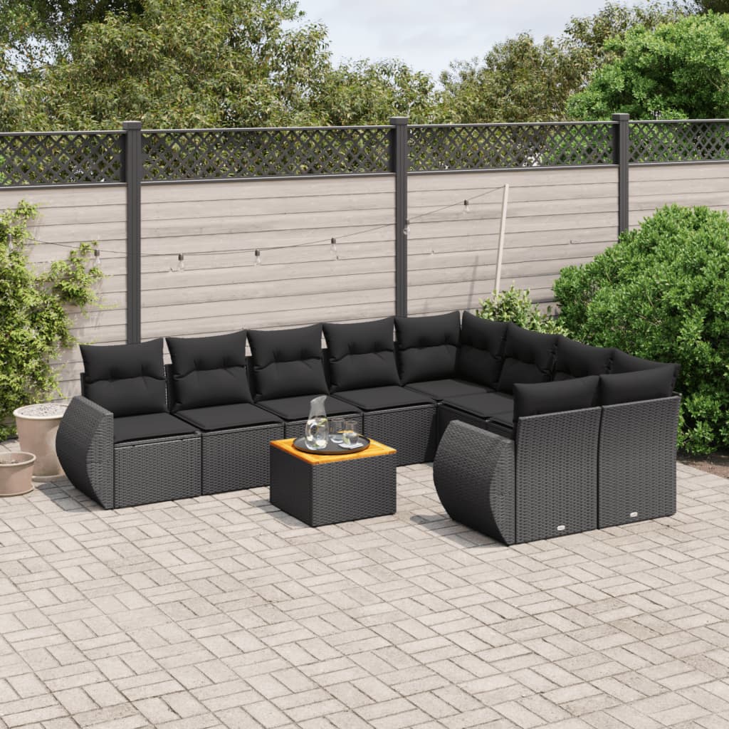 Sofasæt Til Haven 10 Dele Med Hynder Polyrattan - Variant 3257490
