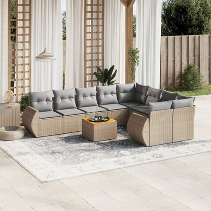 Sofasæt Til Haven 10 Dele Med Hynder Polyrattan - Variant 3257494