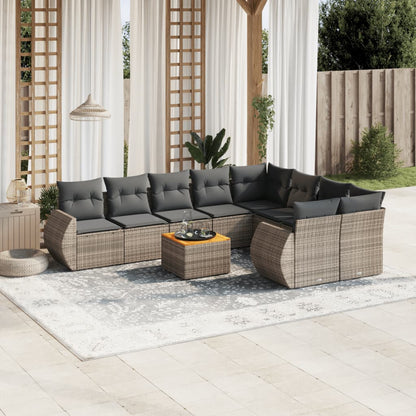 Sofasæt Til Haven 10 Dele Med Hynder Polyrattan - Variant 3257495