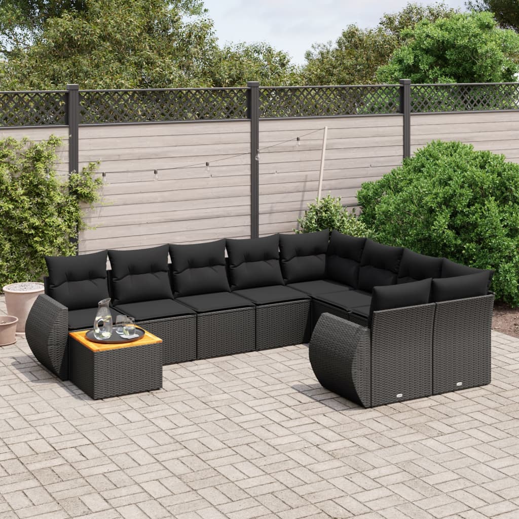 Sofasæt Til Haven 10 Dele Med Hynder Polyrattan - Variant 3257497