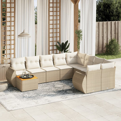 Sofasæt Til Haven 10 Dele Med Hynder Polyrattan - Variant 3257500
