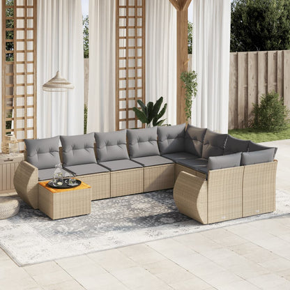 Sofasæt Til Haven 10 Dele Med Hynder Polyrattan - Variant 3257501