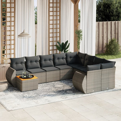Sofasæt Til Haven 10 Dele Med Hynder Polyrattan - Variant 3257502