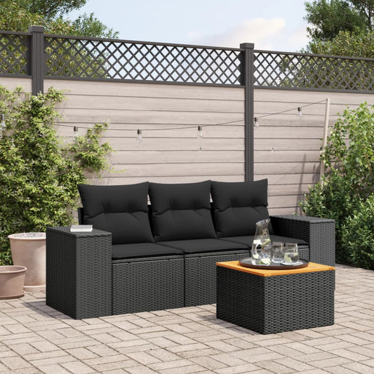 Sofasæt Til Haven 4 Dele Med Hynder Polyrattan