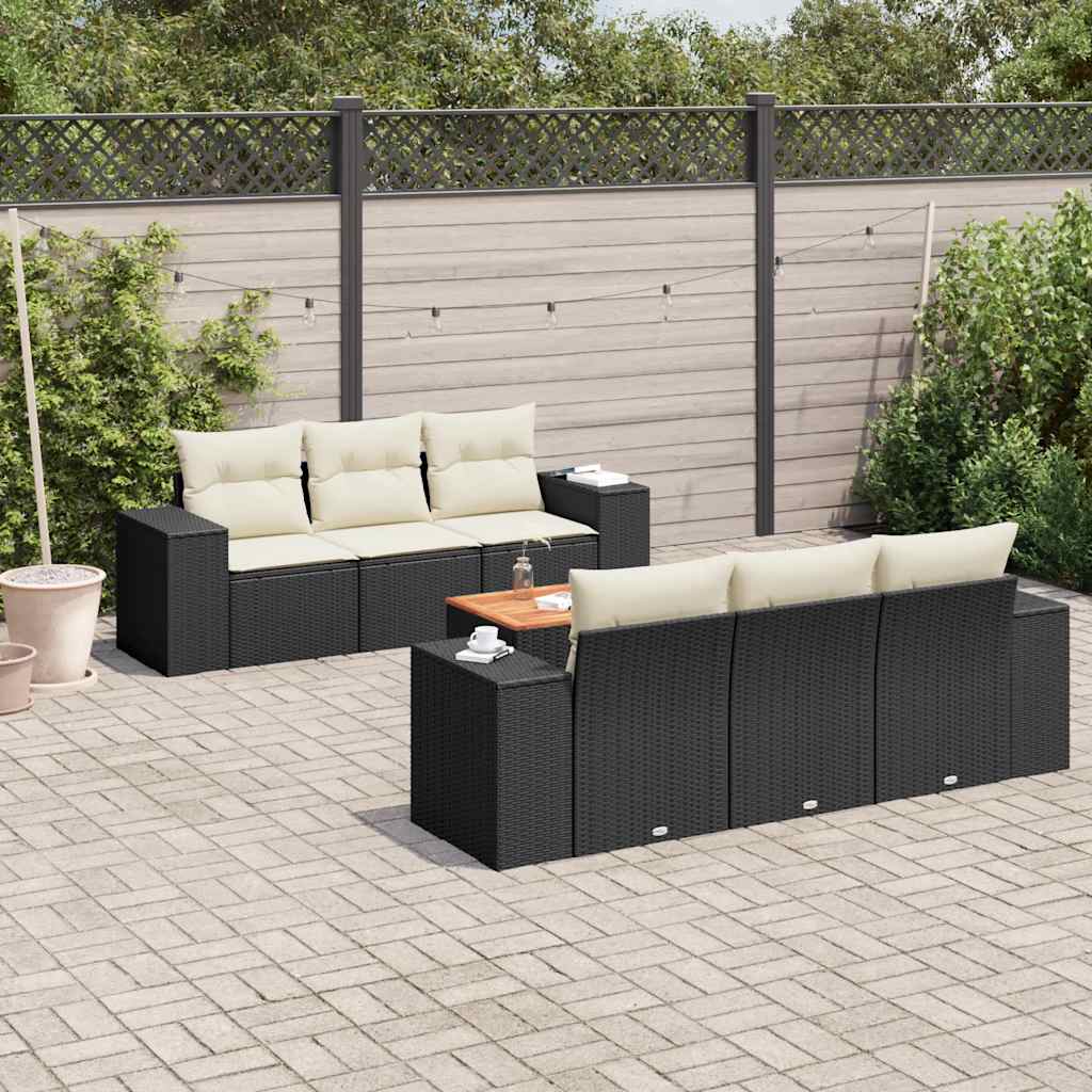 Sofasæt Til Haven 7 Dele Med Hynder Polyrattan - Variant 3257666