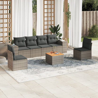 Sofasæt Til Haven 7 Dele Med Hynder Polyrattan - Variant 3257726