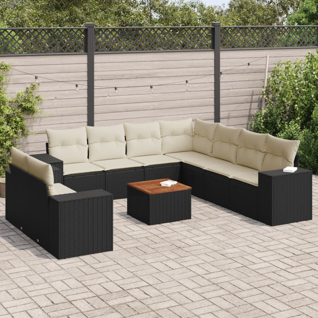 Sofasæt Til Haven 10 Dele Med Hynder Polyrattan - Variant 3257841