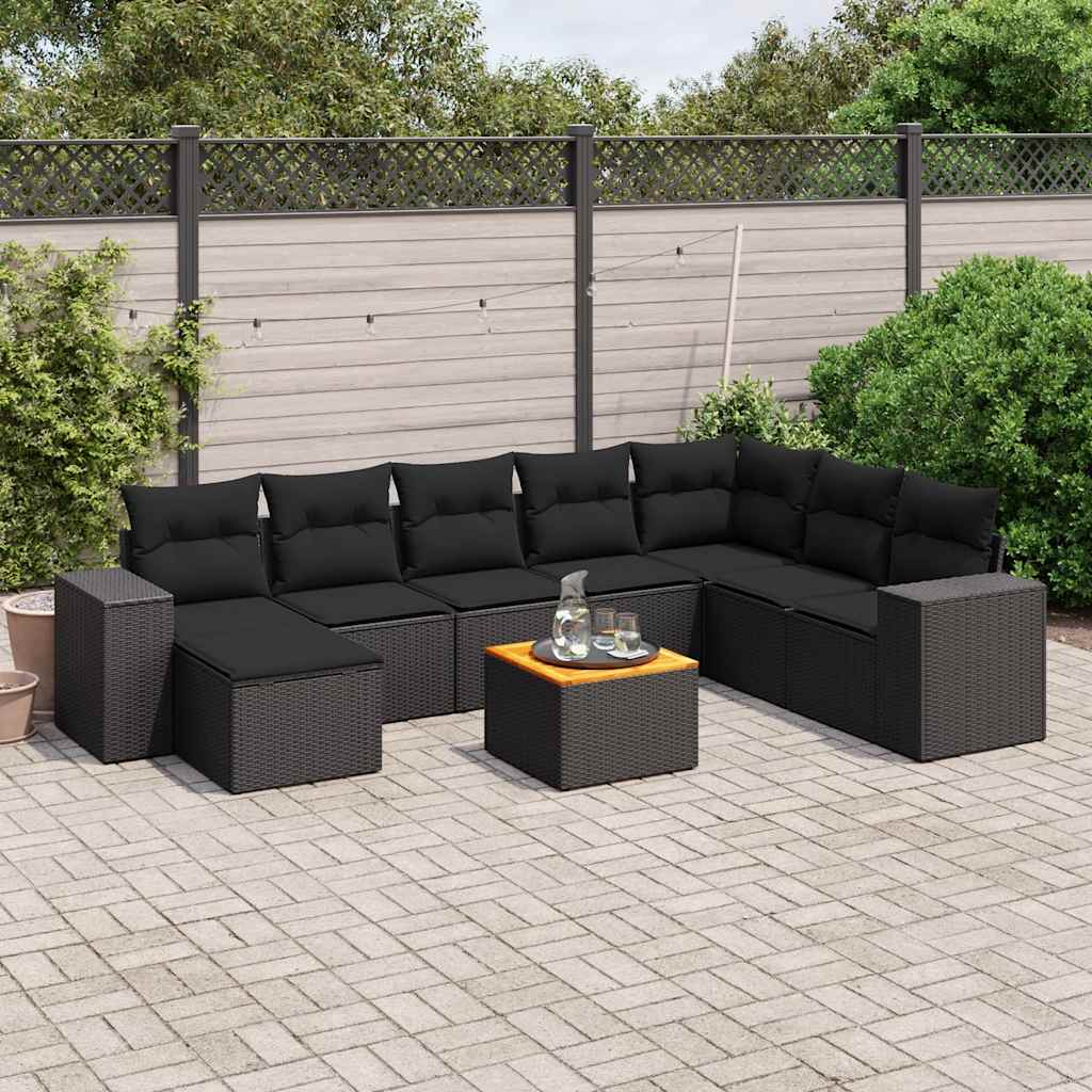 Sofasæt Til Haven 9 Dele Med Hynder Polyrattan - Variant 3257910