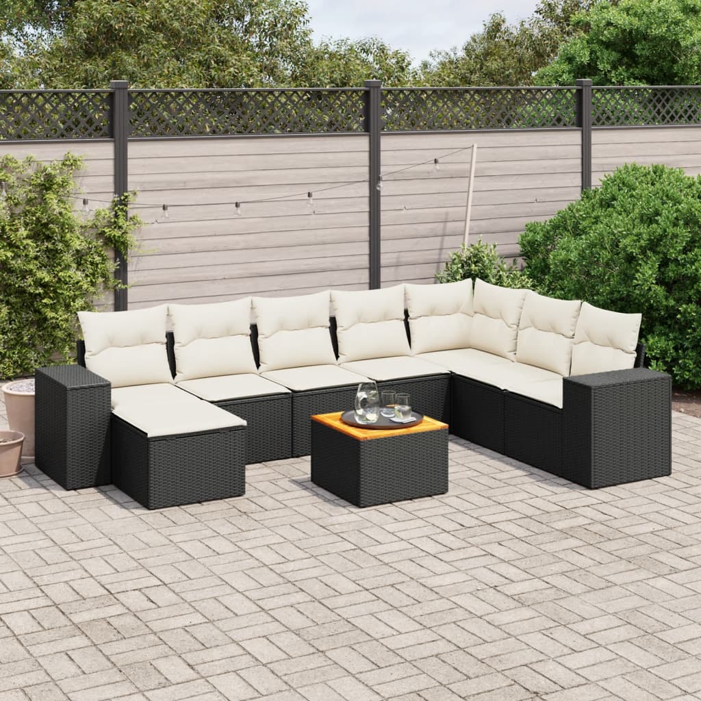 Sofasæt Til Haven 9 Dele Med Hynder Polyrattan - Variant 3257911