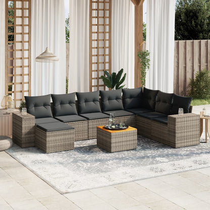 Sofasæt Til Haven 9 Dele Med Hynder Polyrattan - Variant 3257915