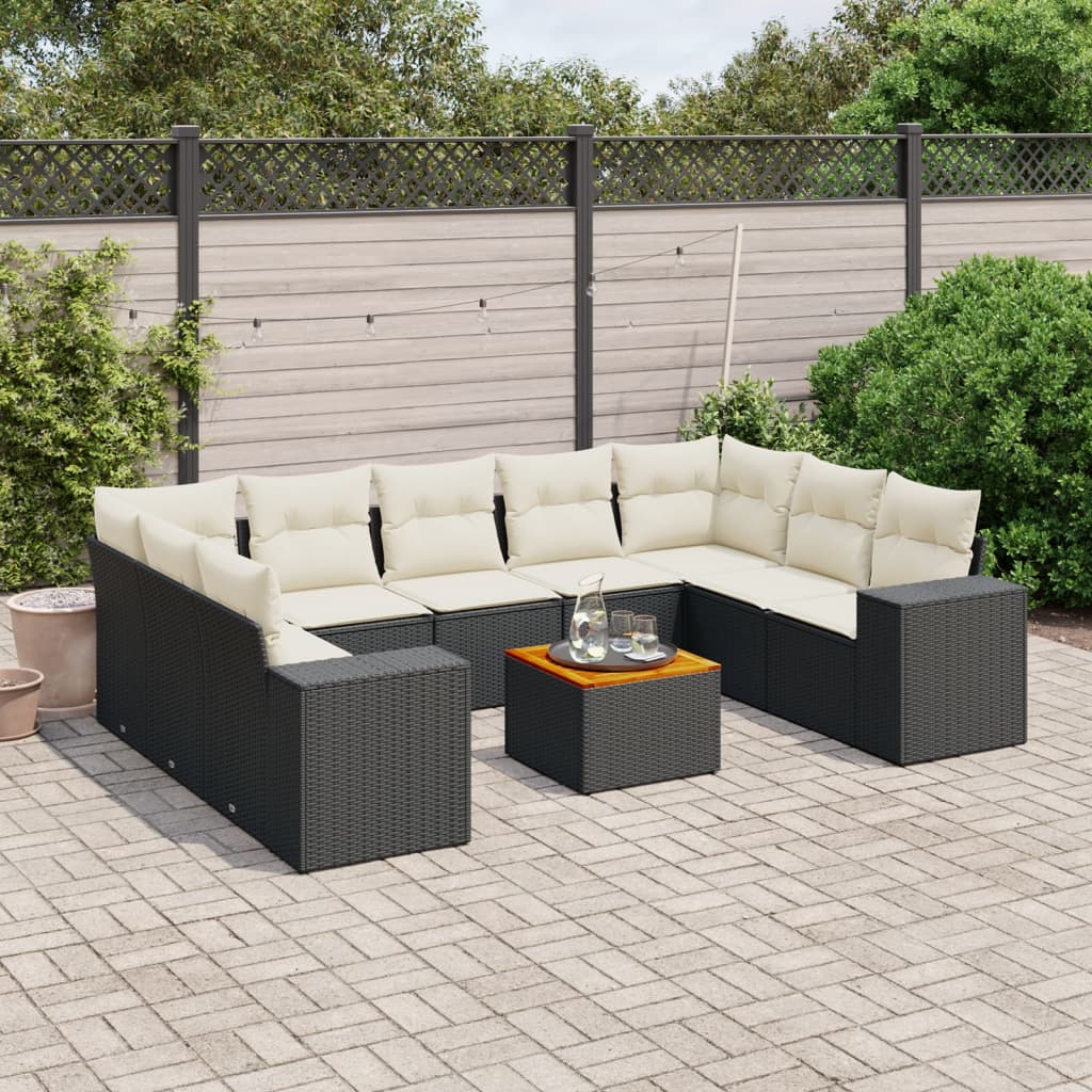 Sofasæt Til Haven 10 Dele Med Hynder Polyrattan - Variant 3257918