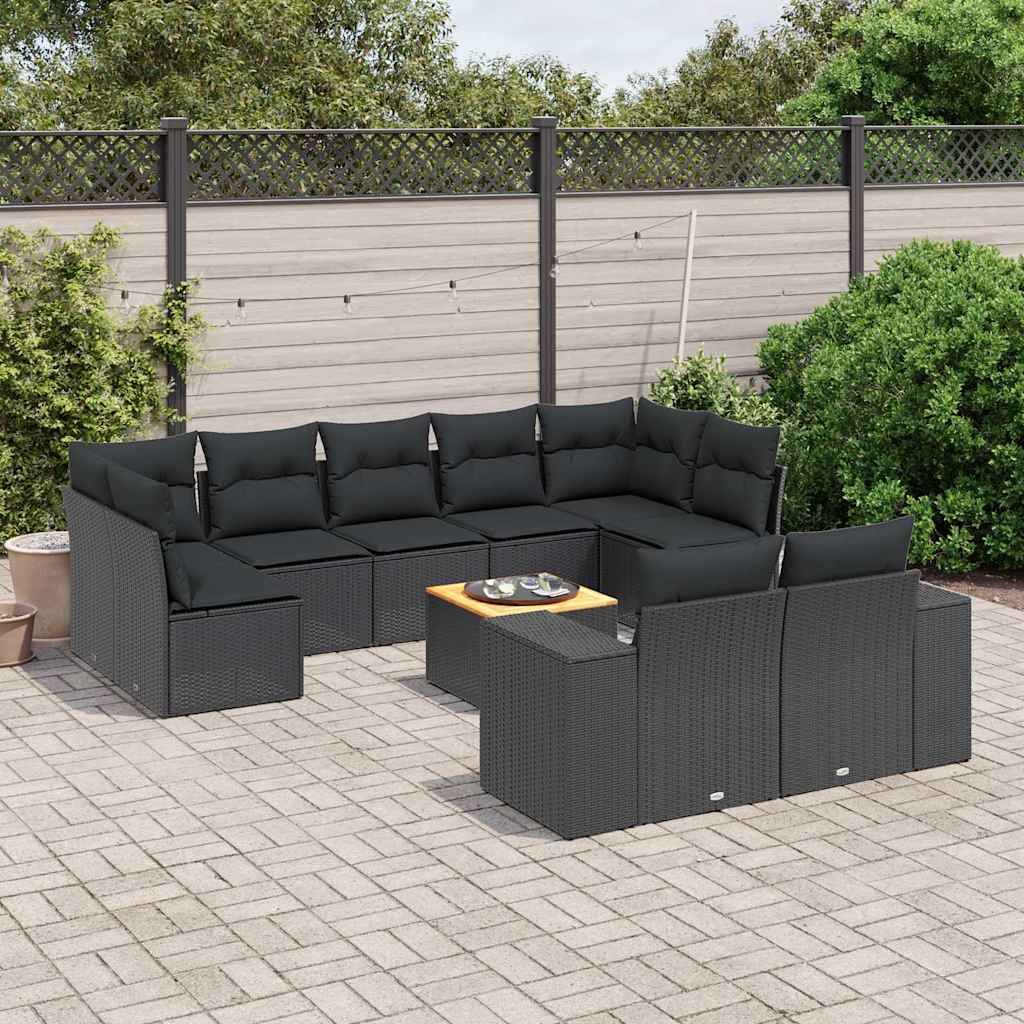 Sofasæt Til Haven 10 Dele Med Hynder Polyrattan - Variant 3257924