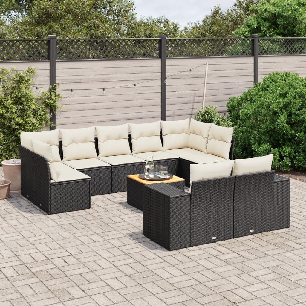 Sofasæt Til Haven 10 Dele Med Hynder Polyrattan - Variant 3257925