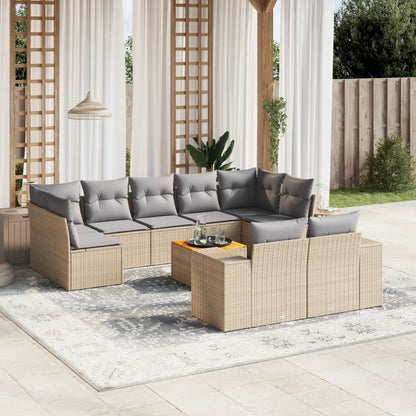 Sofasæt Til Haven 10 Dele Med Hynder Polyrattan - Variant 3257928