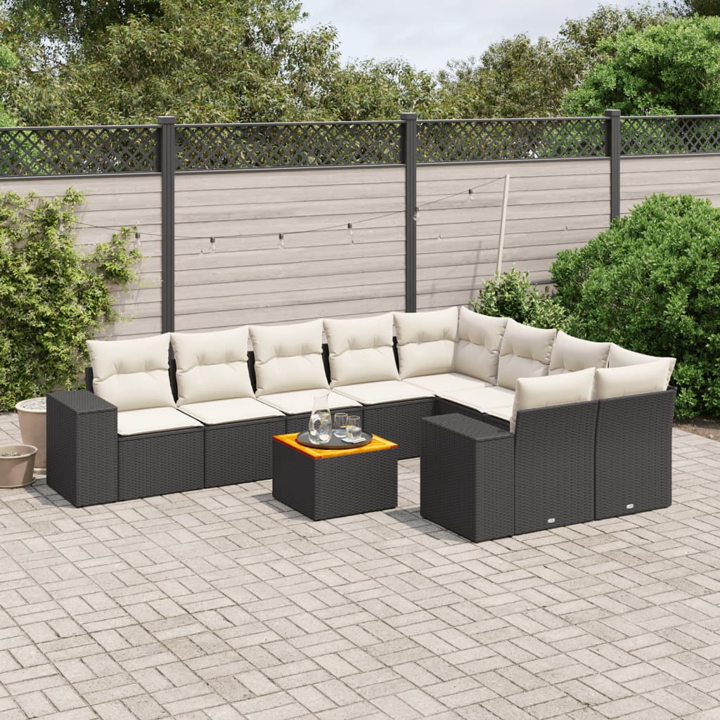 Sofasæt Til Haven 10 Dele Med Hynder Polyrattan - Variant 3257932