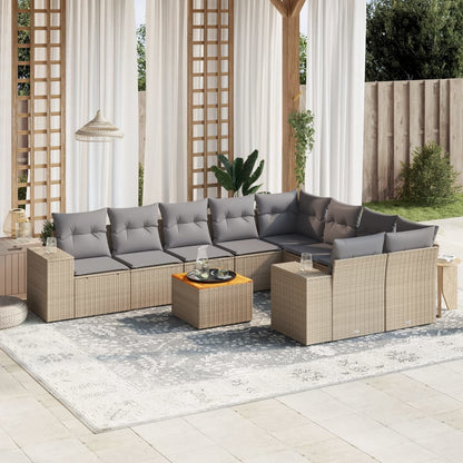 Sofasæt Til Haven 10 Dele Med Hynder Polyrattan - Variant 3257935