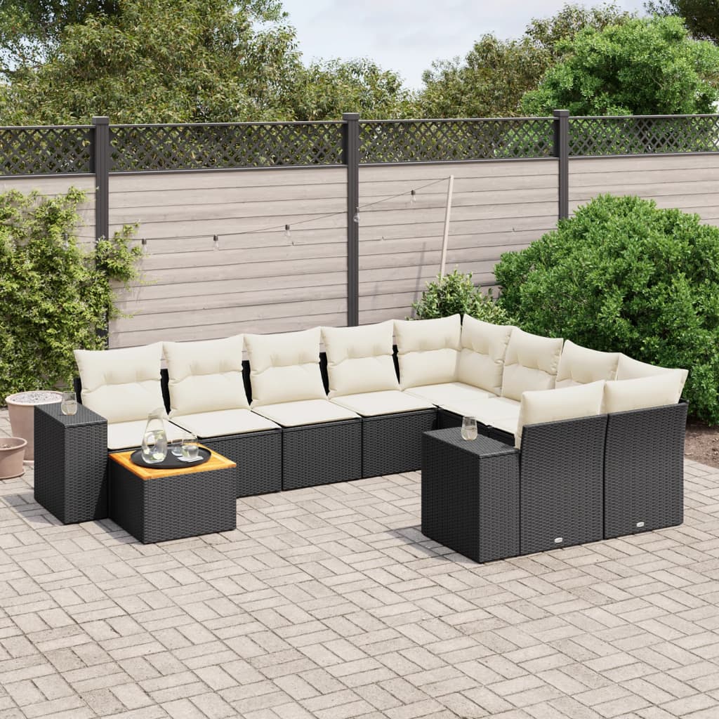 Sofasæt Til Haven 10 Dele Med Hynder Polyrattan - Variant 3257939