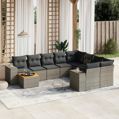 Sofasæt Til Haven 10 Dele Med Hynder Polyrattan - Variant 3257943