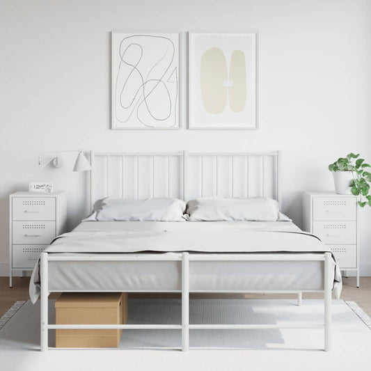 Sengeborde 2 Stk. 36X39X68 Cm Stål